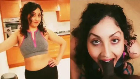Indian girl video call sex - Gets huge cumshot after gym